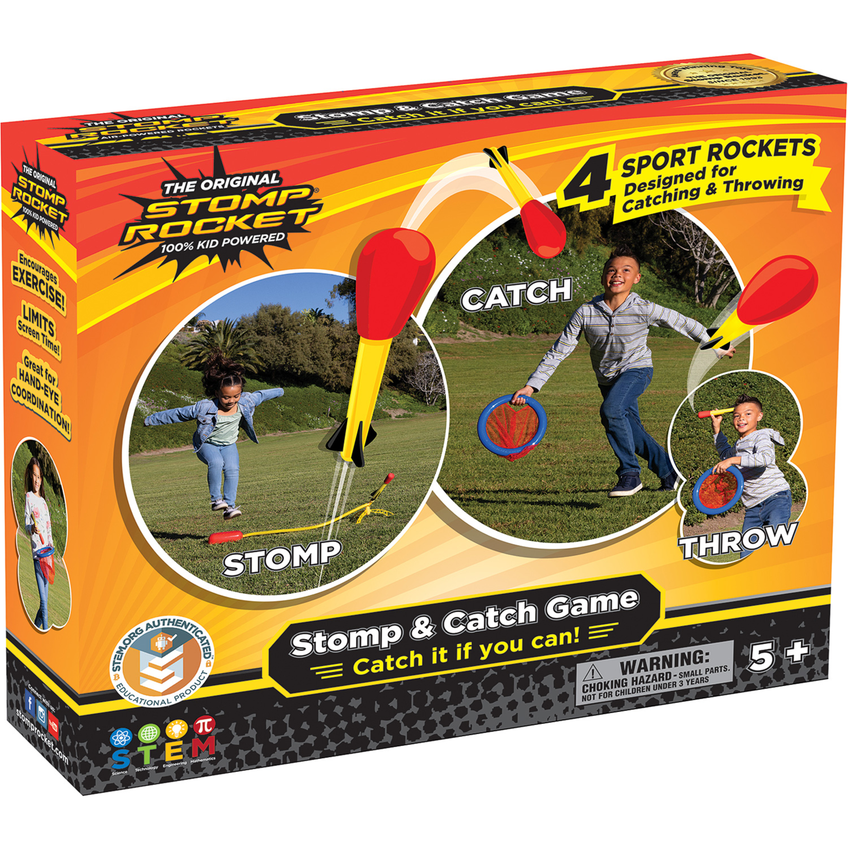 D&L Stomprockets Stomp & Catch Game