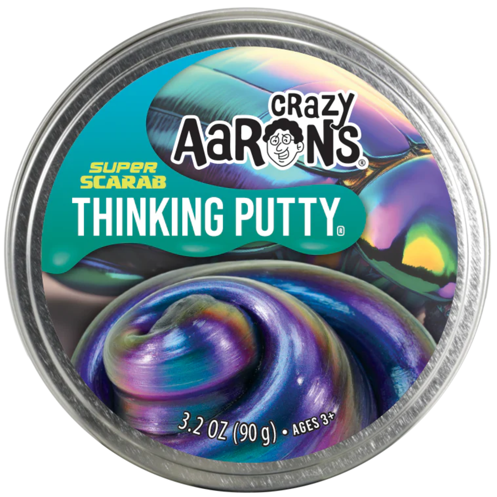 Crazy Aaron’s Thinking Putty 4" - Super Scarab