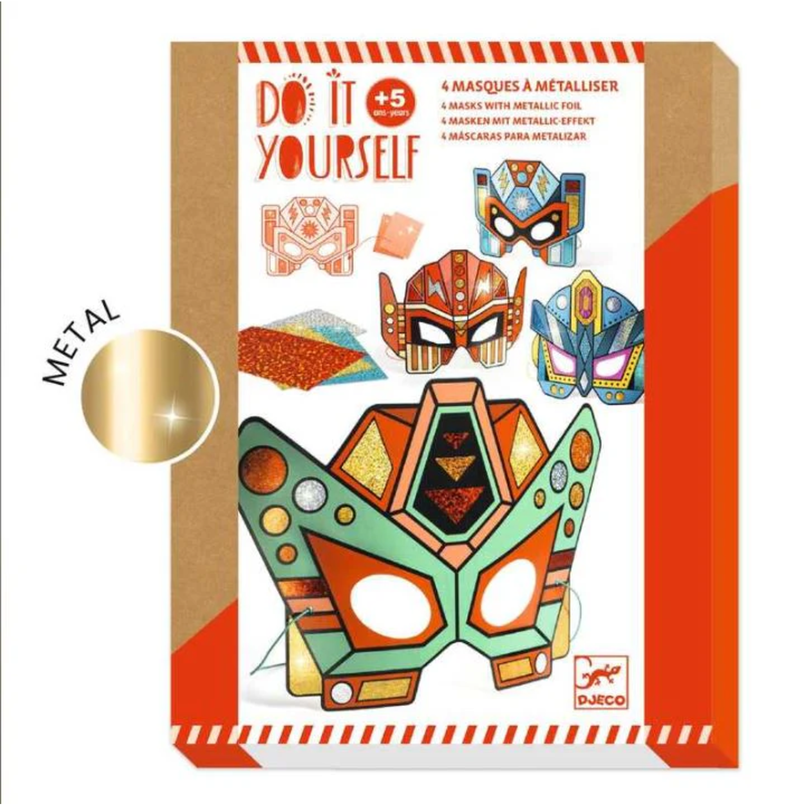 Djeco Super Robot Foil Mask Kit