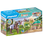Playmobil Three Horse Set: Morgan, Quarter Horse & Shagya Araber - Playmobil 71356