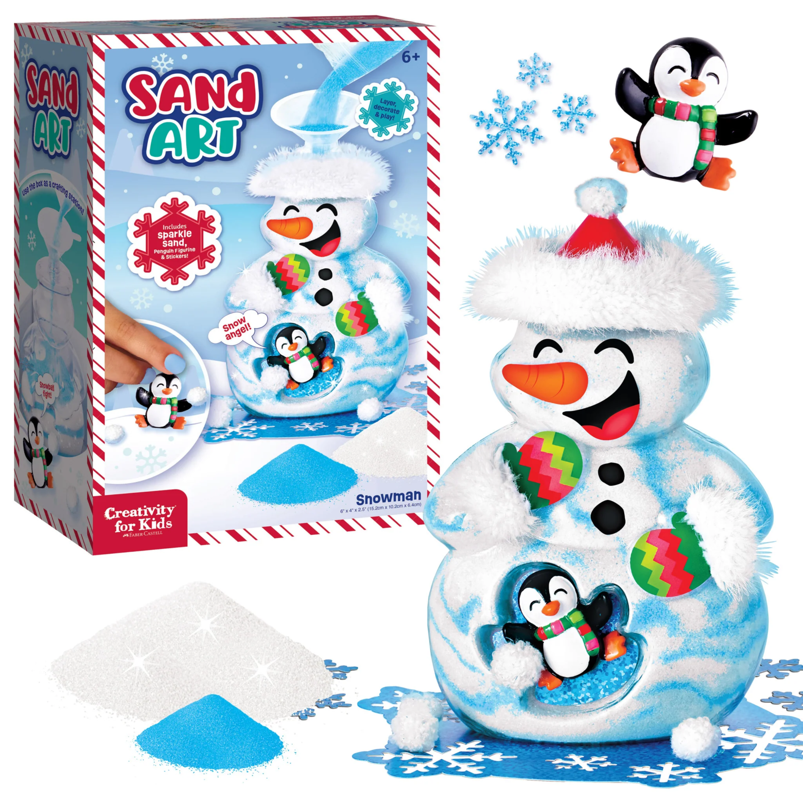 Creativity For Kids Sand Art - Snowman