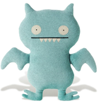 Bumpas Uglydoll - Ice Bat, Light Blue
