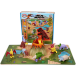 Popular Playthings Mini Magnetic Mix or Match - Dinosaurs Deluxe