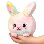 Squishable Snackers Fluffy Bunny - Pastel Tie Dye