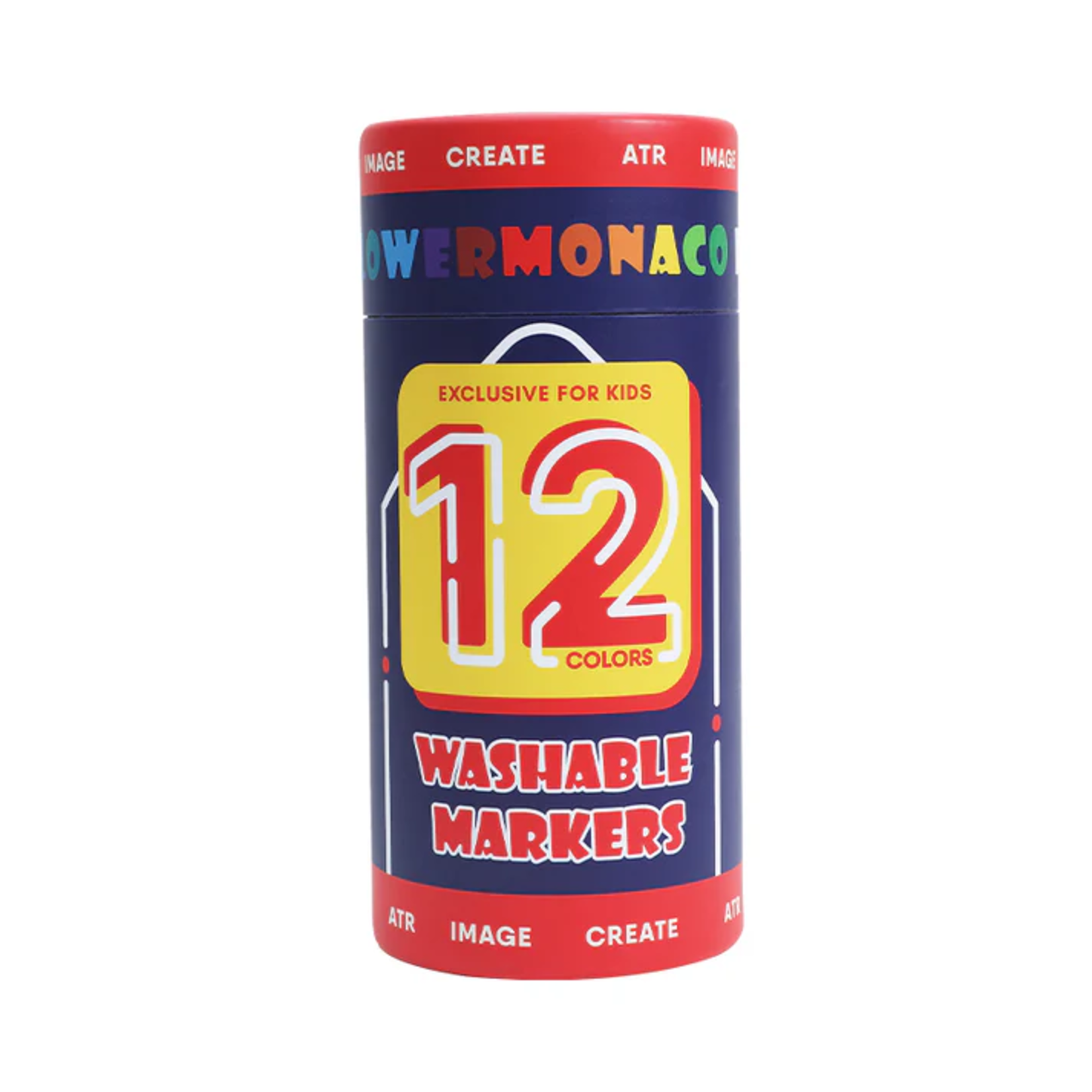 FlowerMonaco FlowerMonaco Washable Markers - 12