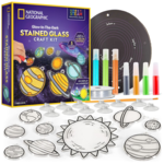 National Geographic Glow-In-The-Dark Stained Glass Craft Kit