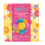 Box CanDIY Daisy Latch Hook Pillow Set