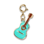 Charm It! Gold Rebel Girls Blue Guitar