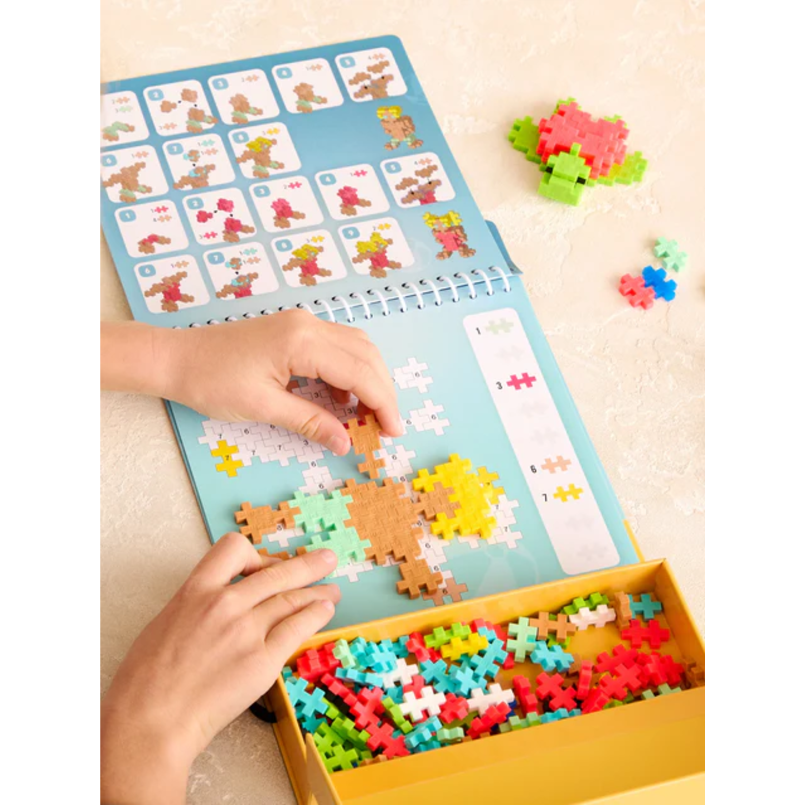Plus-Plus Puzzle By Number Activity Pad - Ocean