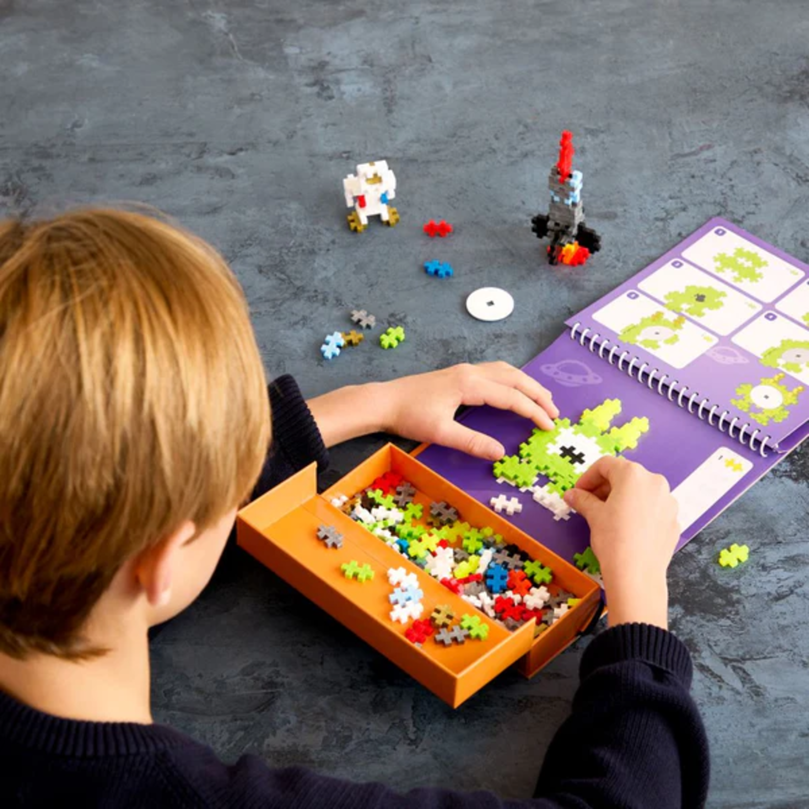 Plus-Plus Puzzle By Number Activity Pad - Space