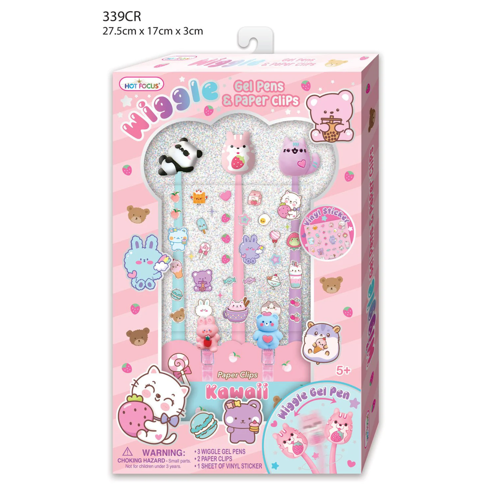 Hot Focus Wiggly Gel Pens - Critters