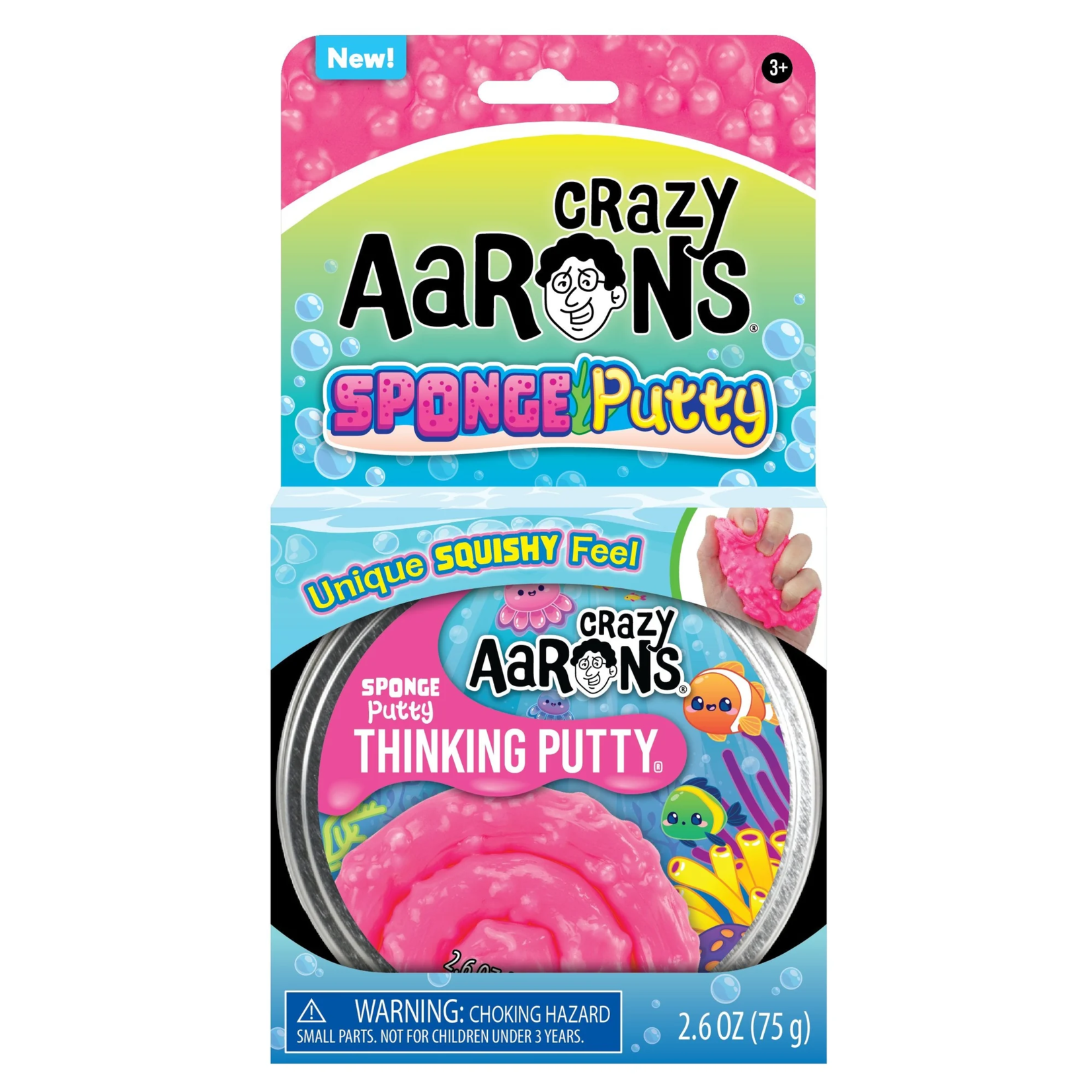Crazy Aaron’s Thinking Putty 4” - Sponge Putty