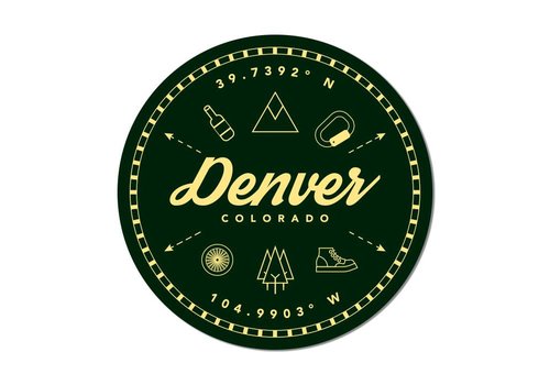 FERAL FERAL Denver Circle Sticker