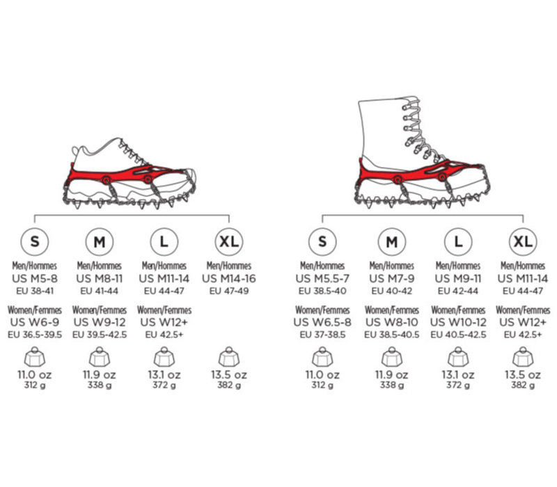 Kahtoola Footwear Traction: MICROspikes®, EXOspikes™ and