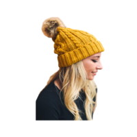 Leto Cable Knit Beanie with Faux Fur | 2023 Style