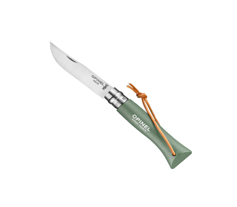 Opinel No.06 Colorama Stainless Steel Folding Knife With Lanyard