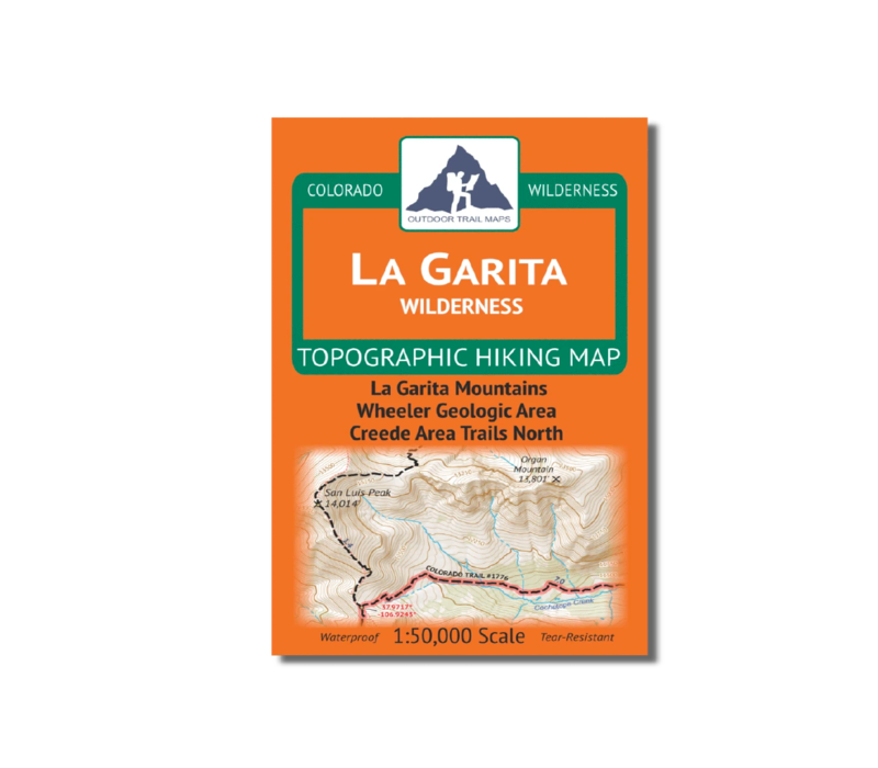 Outdoor Trail Maps La Garita Wilderness Map