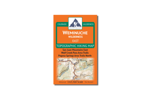 Outdoor Trail Maps Weminuche Wilderness East Map