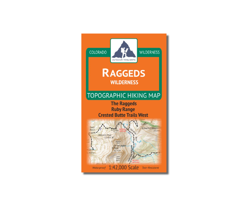 Outdoor Trail Maps Raggeds Wilderness Map