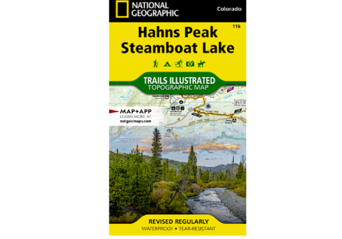 National Geographic National Geographic 116: Hahns Peak | Steamboat Lake Map