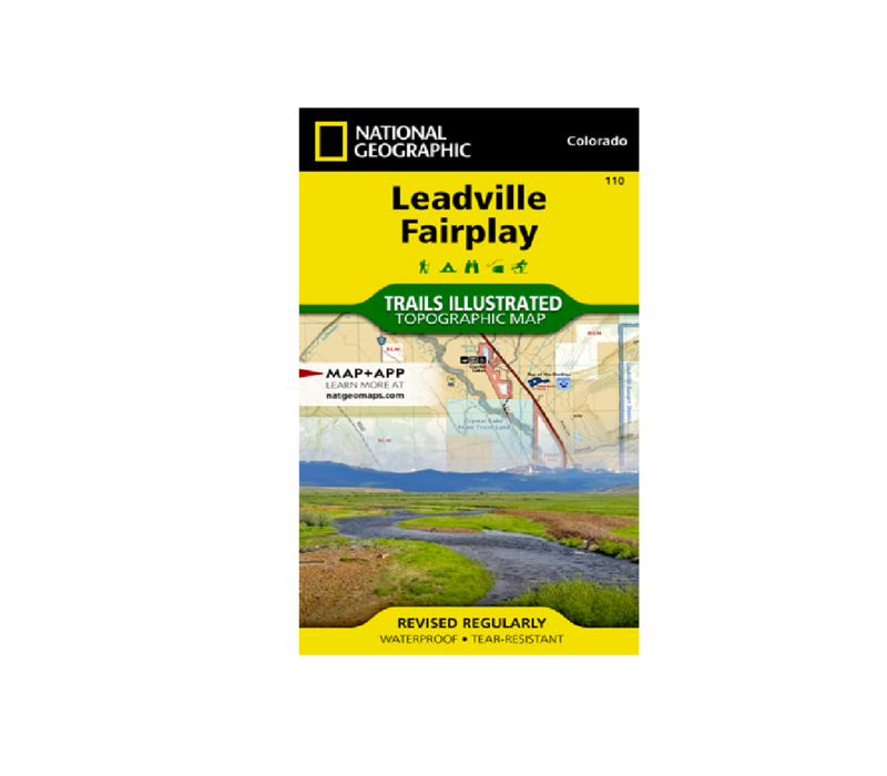 National Geographic 110: Leadville | Fairplay Map