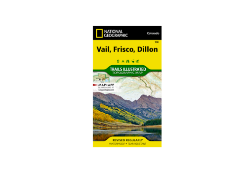 National Geographic National Geographic 108: Vail | Frisco | Dillon Map