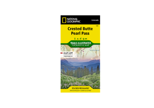 National Geographic National Geographic 131: Crested Butte | Pearl Pass Map