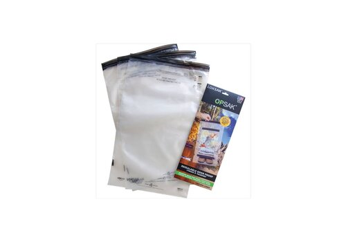 LOKSAK OPSAK Odor-Proof Barrier Bags - 2 Pack