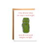 Wild Lettie Pack Weights Greeting Card