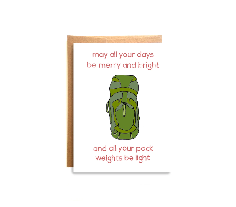 Wild Lettie Pack Weights Greeting Card