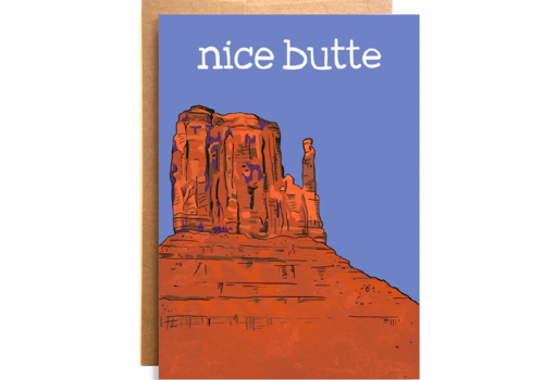 Wild Lettie Compass Paper Co. Nice Butte Greeting Card