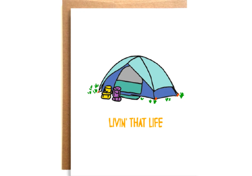 Wild Lettie Wild Letter Livin' That Life Greeting Card