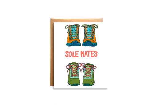 Wild Lettie Wild Lettie Sole Mates Greeting Card