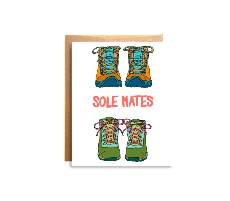 Wild Lettie Sole Mates Greeting Card