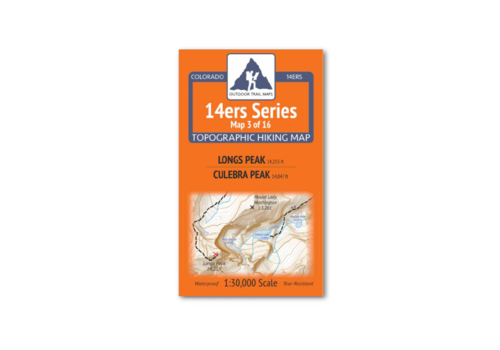 Outdoor Trail Maps 14er Series : Longs Peak | Culebra Peak Map