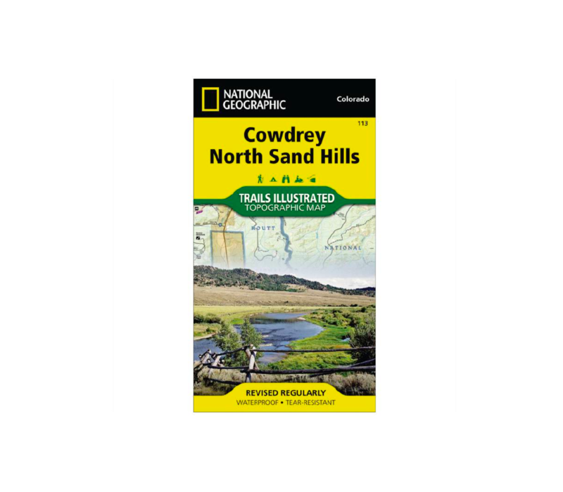 National Geographic 113: Cowdrey | North Sand Hills Map