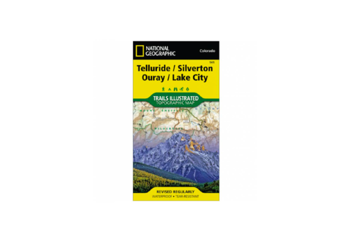 National Geographic National Geographic 141: Telluride | Silverton | Ouray | Lake City Map