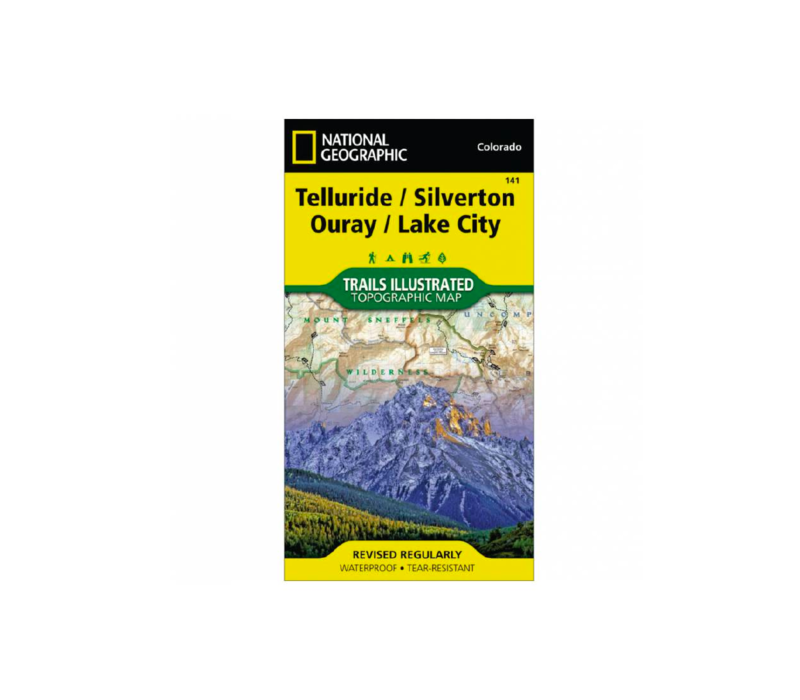 National Geographic Map 141: Telluride | Silverton | Ouray | Lake City Map