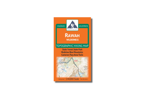 Outdoor Trail Maps Rawah Wilderness Map