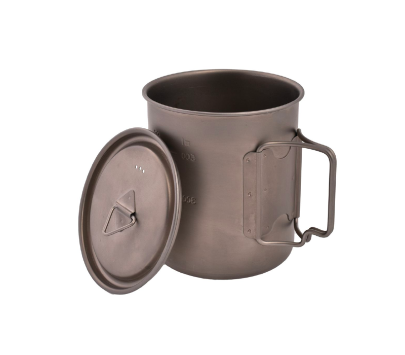 Olicamp Titanium Space Saver Mug w' Lid 750ml