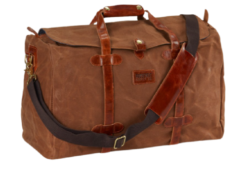 Roosevelt Supply Co. Rugged Waxed Canvas Duffle Tan