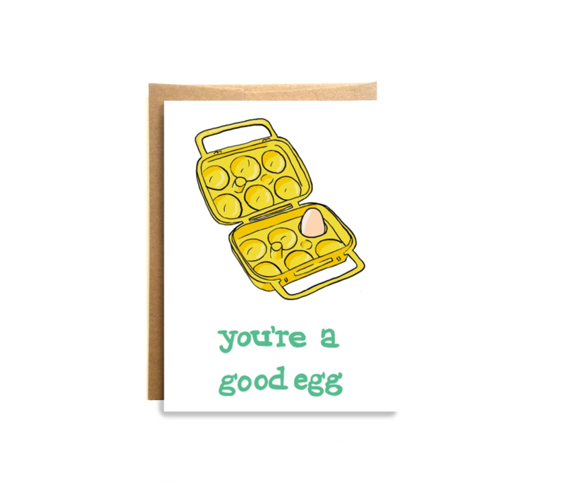 Wild Lettie Good Egg Greeting Card