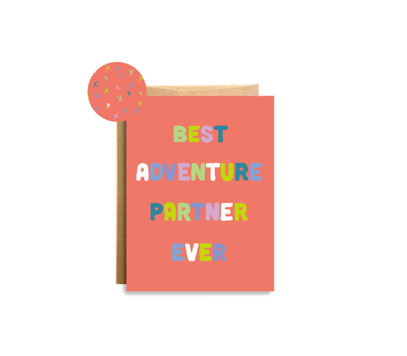 Wild Lettie Adventure Partner Greeting Card