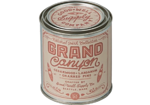 Good & Well Supply Co. Grand Canyon National Park 1/2 Pint Candle - Charred Pine Needle | Labdanum