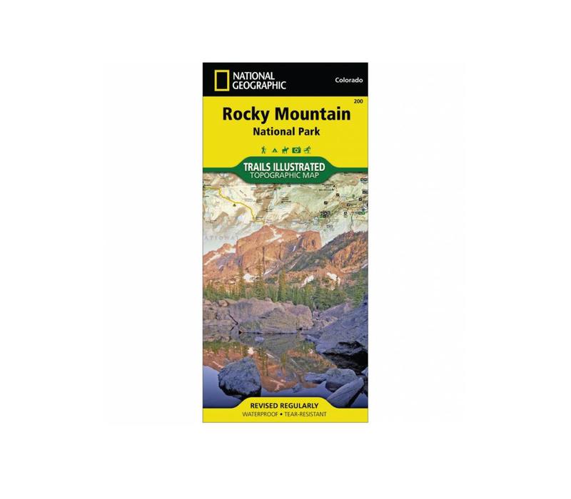 National Geographic 200: Rocky Mountain National Park Map