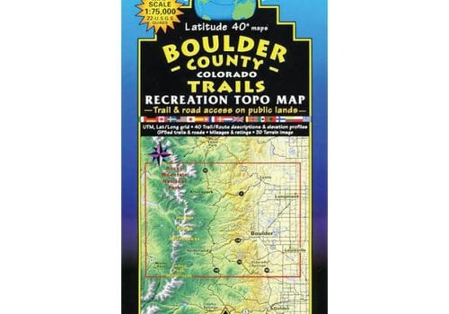 Latitude 40 Boulder County Map