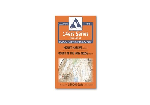 Outdoor Trail Maps 14er Series : Mount Massive | Mount of the Holy Cross Map