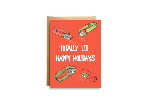 Wild Lettie Totally Lit Greeting Card