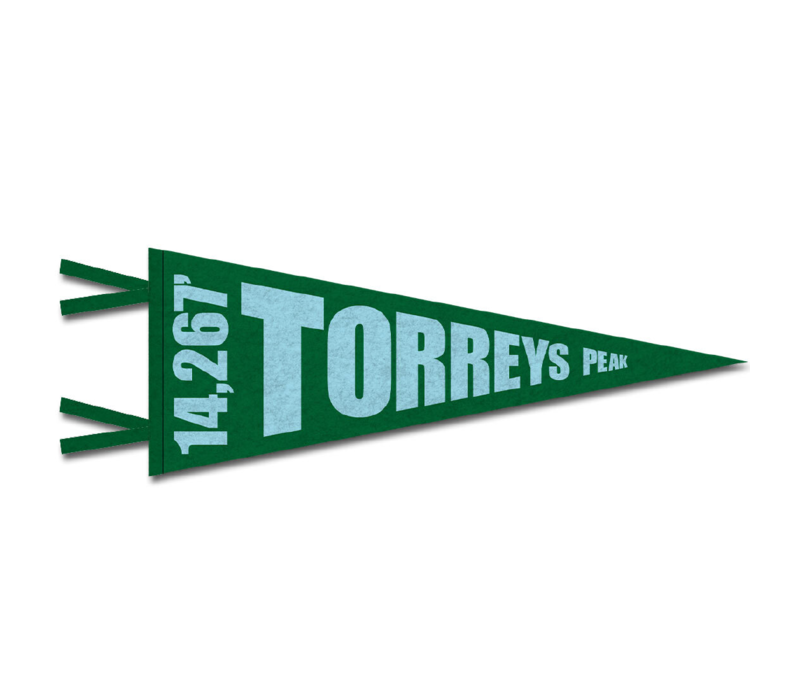 FERAL Torreys Peak Pennant Green | Teal