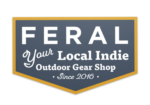 FERAL FERAL Indy Outdoor Store Shield Sticker